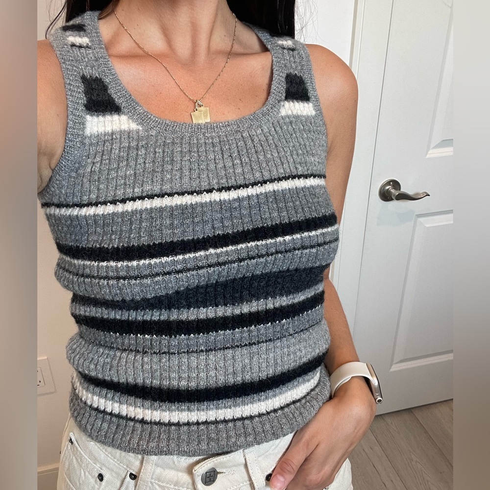 B + AB Wool Tank Top